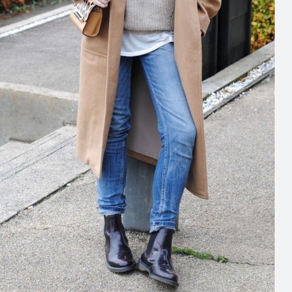 Dr. Martens Black Ankle Boots with Elastic Panels - Picture 5 of 13